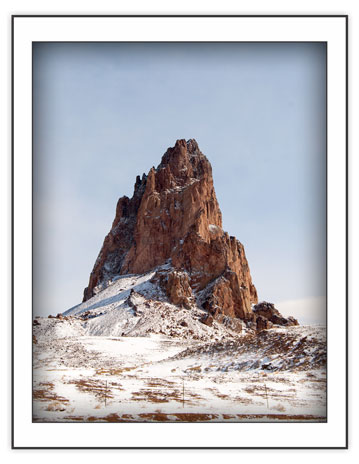 Frosted Monument from the Seasonal - Winter Note Card Collection