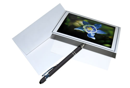 Note cards are blank inside, and make great gifts!