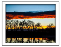 Fall Silloutte and Stripes